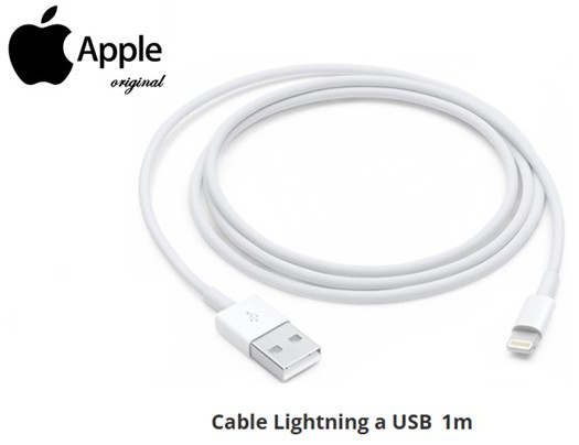 APPMXLY2ZM  CABLE APPLE ORIGINAL 1 M. LIGHTNING