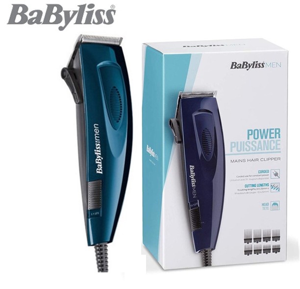 BABE695  CORTAPELOS BABYLISS CON CABLE + 8 GUÍAS DE CORTE