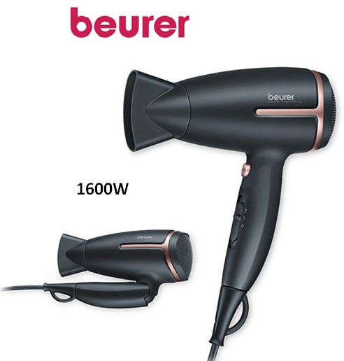 BEUHC25  SECADOR DE PELO BEURER VIAJE 1600W MANGO ABATIBLE