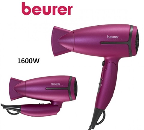 BEUHC25RS  SECADOR DE PELO BEURER VIAJE 1600W MANGO ABATIBLE ROSA