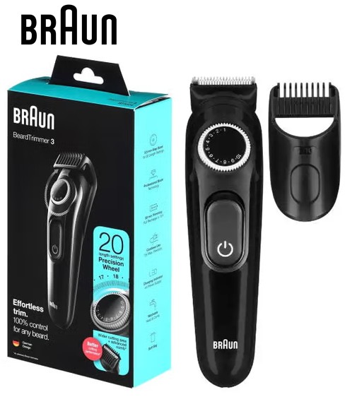 BRABT3324  BARBERO RECARGABLE PRECISIÓN BRAUN