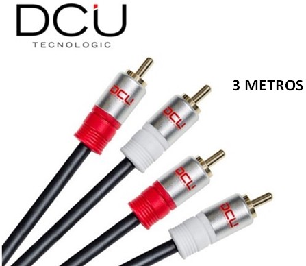 DCU30201040  CABLE 2 RCA M - 2 RCA M DCU 3 M.