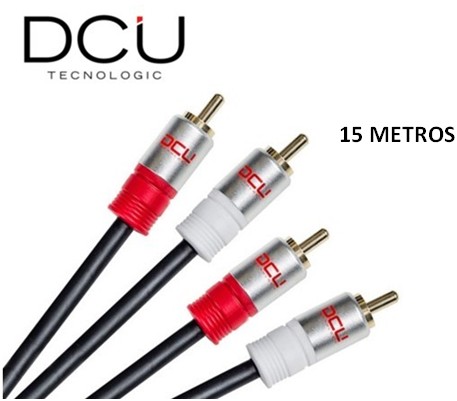 DCU30201070  CABLE 2 RCA M - 2 RCA M DCU 15 M.