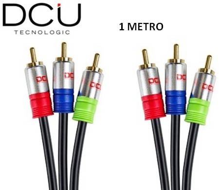 DCU302210  CABLE 3 RCA-3 RCA M-M DCU BASIC 1M.