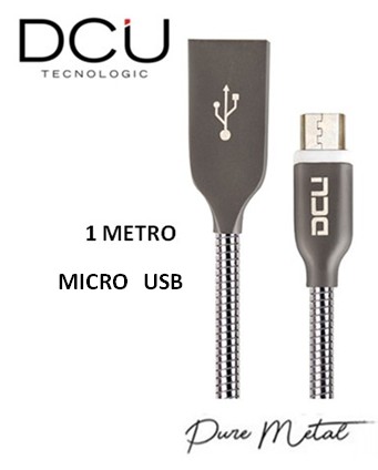 DCU30401295  CABLE DCU USB - MICRO USB 1M. METAL