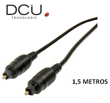 DCU307515  CABLE FIBRA ÓPTICA TOSLINK DCU 1,5M.