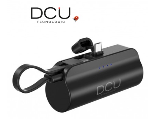 DCU34155009  POWER BANK DCU USB C 5000 mAh SOPORTE SMARTPHONE