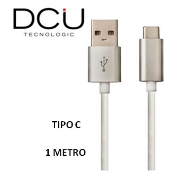 DCU391156  CABLE DCU USB 2.0 - USB TIPO C PLATA 1M