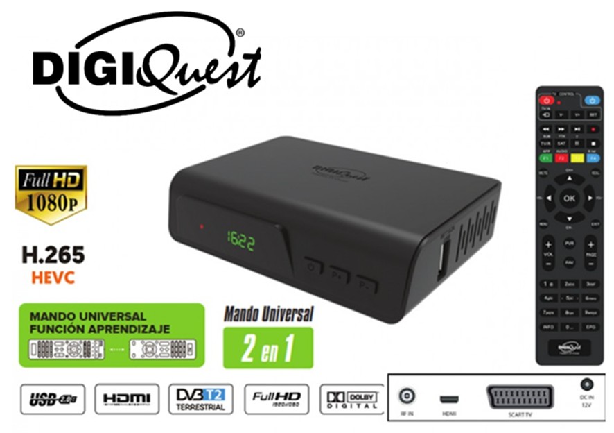 DIGXSD2.1  TDT DIGIQUEST DVBT2 HD SOBREMESA