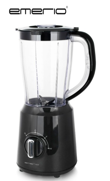 EMEBL1248168  BATIDORA DE VASO EMERIO 1.5L. 500 W NEGRA