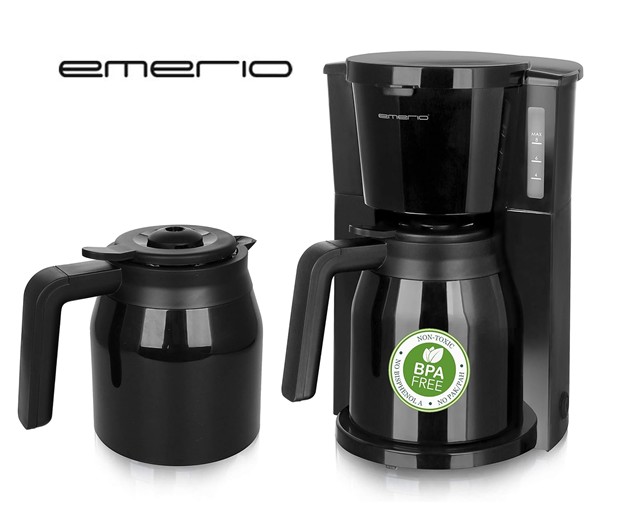 EMECME125050  CAFETERA TERMO EMERIO 8 TAZAS NEGRA