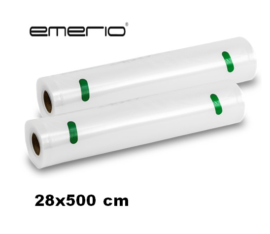 EMEPART131445  BOLSAS VACIO EMERIO 2 ROLLOS 28X500 CM