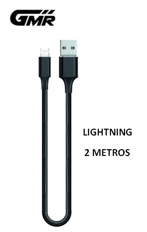 GMR3561  CABLE GMR USB  LIGHTNING PVC 2M