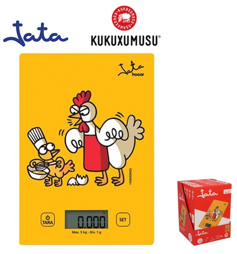 JAT731K  BÁSCULA DE COCINA JATA KUKUXUMUXU CHICKEN