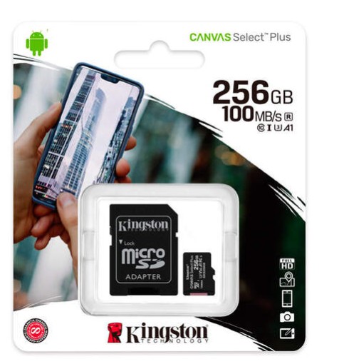 KINMSDCS2256  TARJETA MICRO SD XC KINGSTON  256 GB