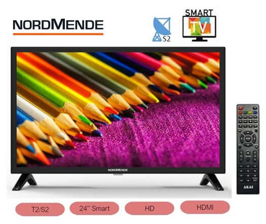 NORND24S3800J  TELEVISOR NORDMENDE 24" LED HD SMART