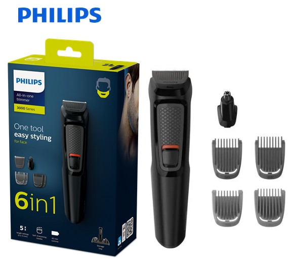 PHIMG3711  CORTAPELOS PHILIPS SERIE 3000 RECARGABLE 6 EN 1