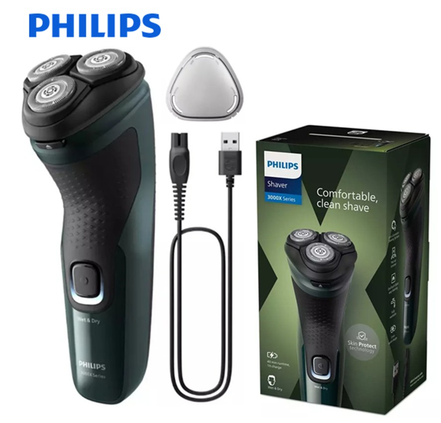 PHIX3002  AFEITADORA PHILIPS SERIE 3000X RECARGABLE WET&DRY