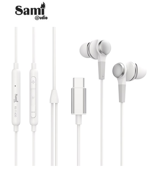 SAMRS11430BL  AURICULAR SAMI USB TIPO C BLANCO