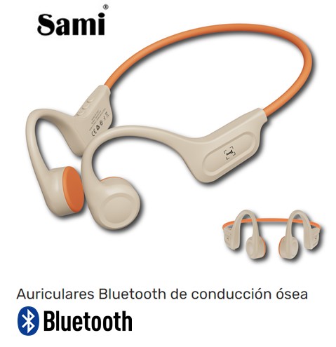 SAMRS12427BG  AURICULAR SAMI BONE CONDUCCIÓN ÓSEA BEIGE