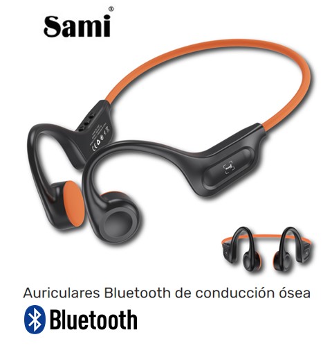 SAMRS12427NA  AURICULAR SAMI BONE CONDUCCIÓN ÓSEA NARANJA