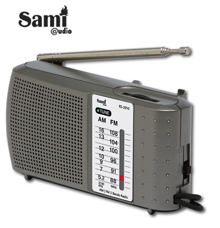 SAMRS2910GR  RADIO PORTATIL SAMI AM/FM GRIS