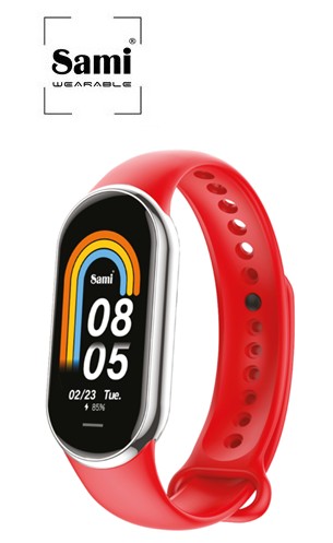 SAMWS2386RJ  PULSERA DE ACTIVIDAD SAMI RUNNING 8 PRO ROJO