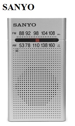 SNYKS123PL  RADIO ANALÓGICA PORTÁTIL SANYO PLATA