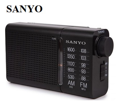 SNYKS124NG  RADIO ANALÓGICA PORTÁTIL SANYO NEGRA