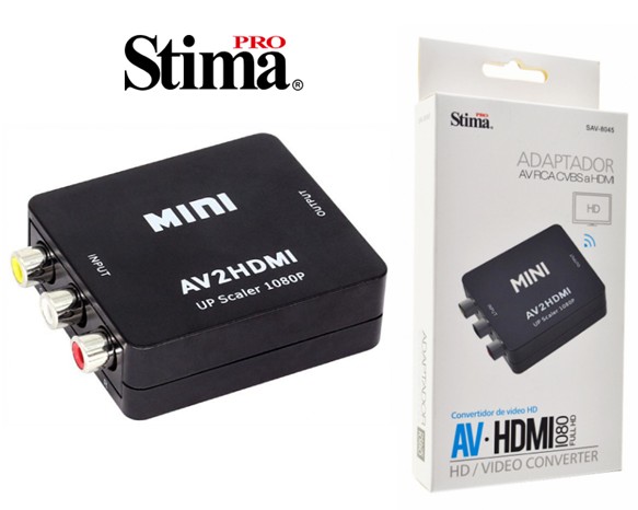 STISAV8045  CONVERSOR STIMA AV RCA CVBS A HDMI