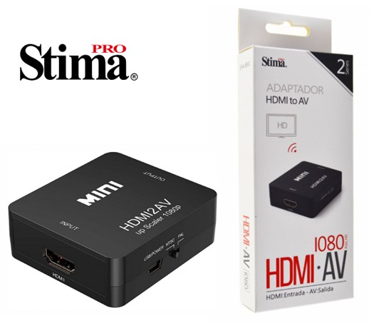 STISHA8991  CONVERSOR STIMA HDMI A AV RCA SERIE 2