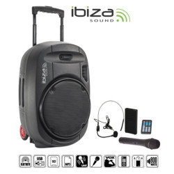 ALTAVOZ PORTÁTIL IBIZA PORT15 VHF BT-MKII TWS