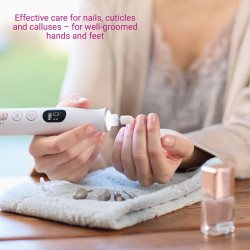 SET DE MANICURA Y PEDICURA MEDISANA PANTALLA LCD