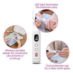 SET DE MANICURA Y PEDICURA MEDISANA PANTALLA LCD