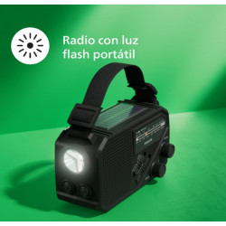 RADIO PHILIPS PORTÁTIL AM/FM LINTERNA