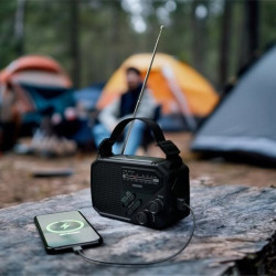 RADIO PHILIPS PORTÁTIL AM/FM LINTERNA