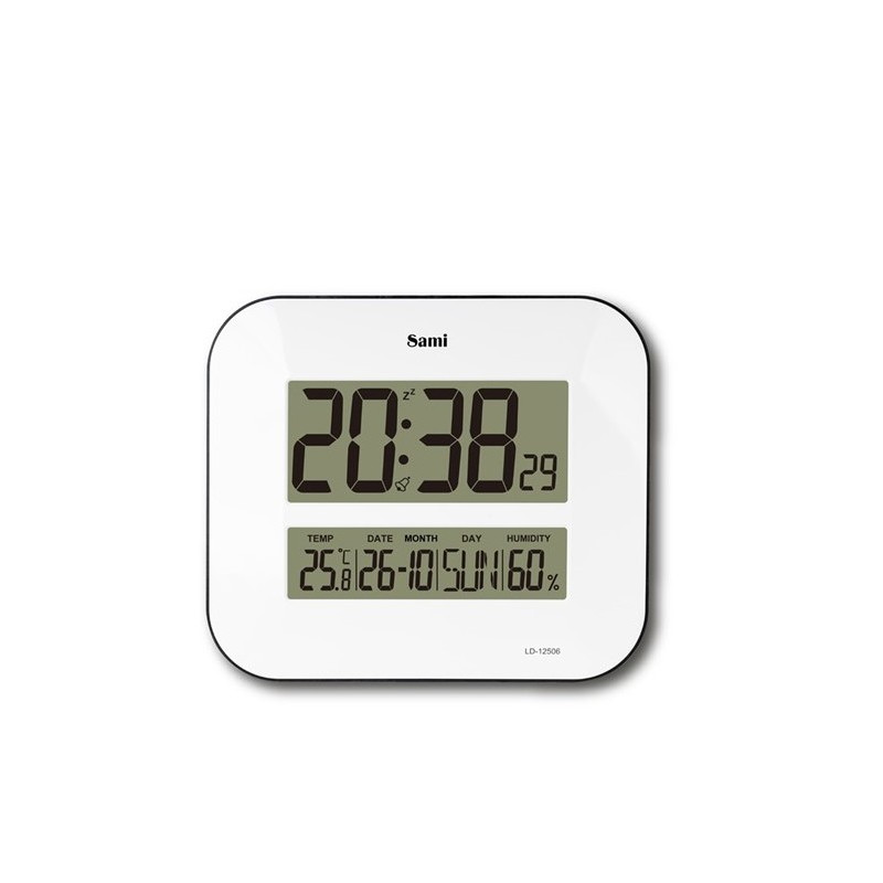 Reloj Sami LCD Sobremesa/pared Calendario