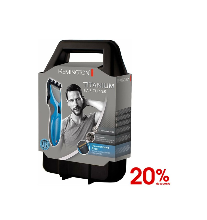 Cortapelos Remington Racargable Titanium