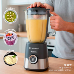 BATIDORA DE VASO CRISTAL GRUNKEL CHEFMIX 1000 W.