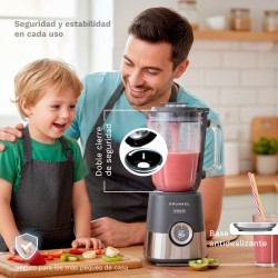 BATIDORA DE VASO CRISTAL GRUNKEL CHEFMIX 1000 W.