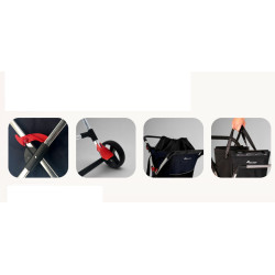 CARRO COMPRA ROLSER MINI BASKET MF M4B NEGRO