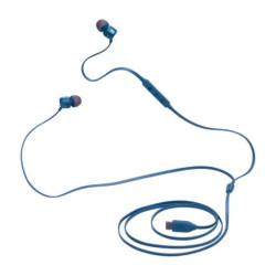 AURICULAR BOTÓN JBL CON MICRO USB C AZUL