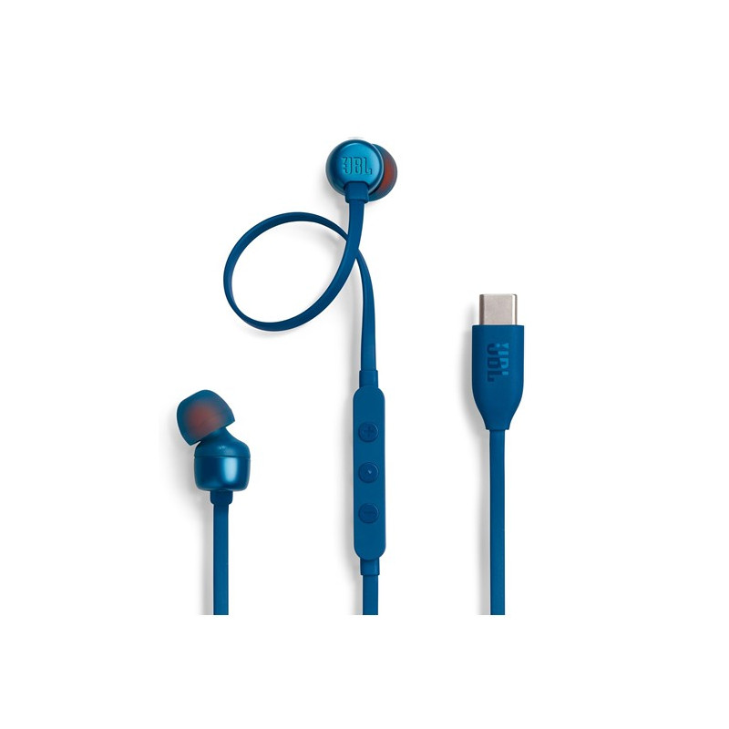 Auricular Botón JBL con Micro USB C Azul