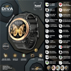 SMARTWATCH SAMI DIVA NEGRO ROSEGOLD
