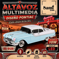 ALTAVOZ BLUETOOTH SAMI PONTIAC AZUL