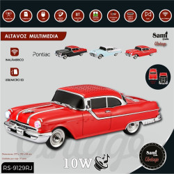 ALTAVOZ BLUETOOTH SAMI PONTIAC ROJO