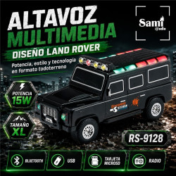 ALTAVOZ BLUETOOTH SAMI LAND ROVER NEGRO