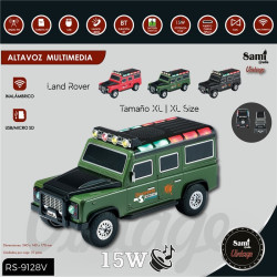 ALTAVOZ BLUETOOTH SAMI LAND ROVER VERDE