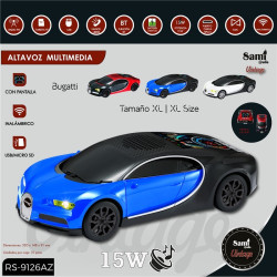 ALTAVOZ BLUETOOTH SAMI BUGATTI AZUL