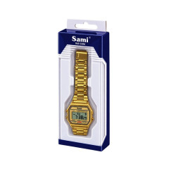 RELOJ PULSERA SAMI VINTAGE LDC WR30M DORADO